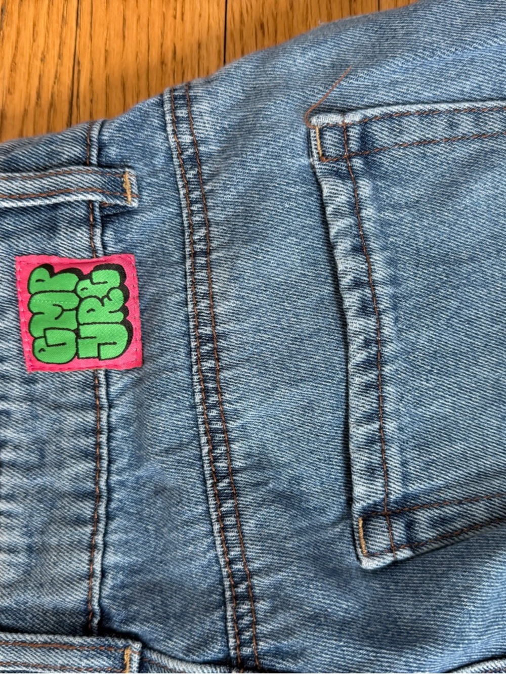 Empyre Jeans Size 2 Womens Denim Straight Leg Skater Y2K Style - Picture 4 of 5